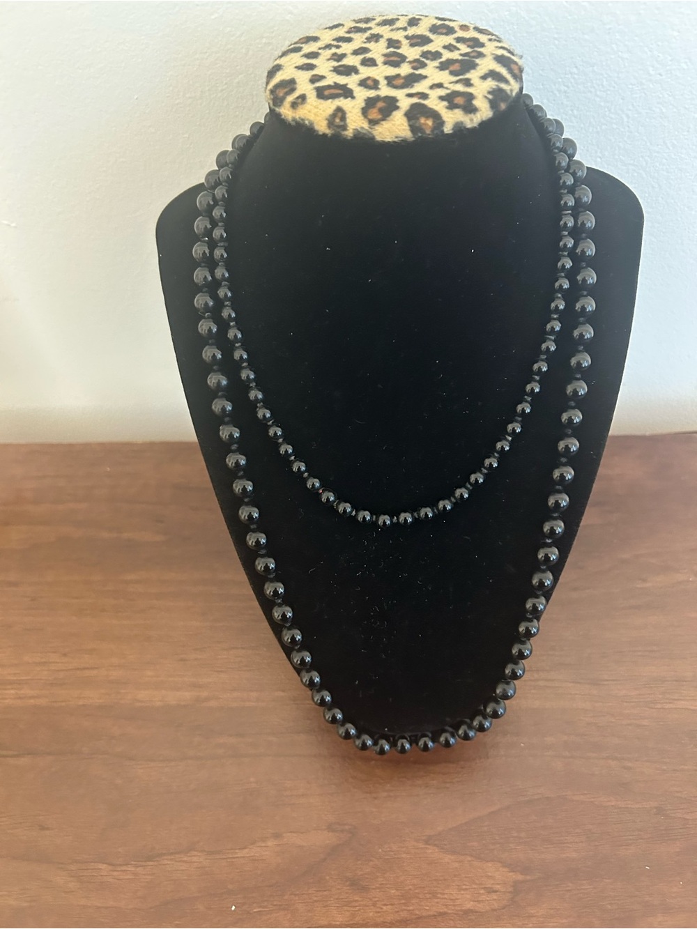 Monet Black Double-Strand Beaded Necklace Set